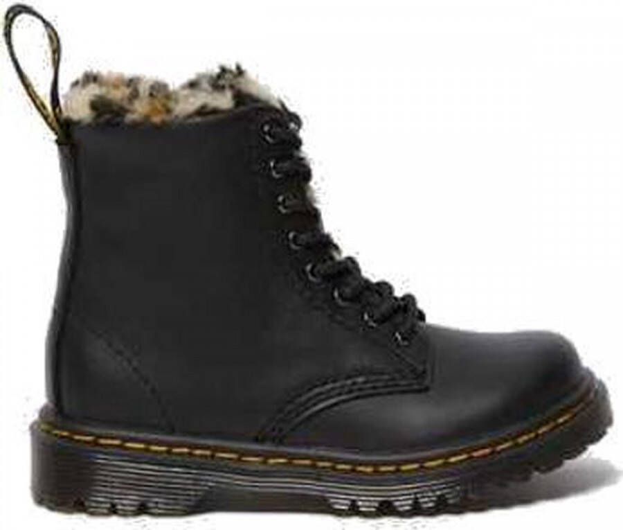 Dr Martens DR. MARTENS BROOKLEE TODDLER LEOPARD GEVOERD