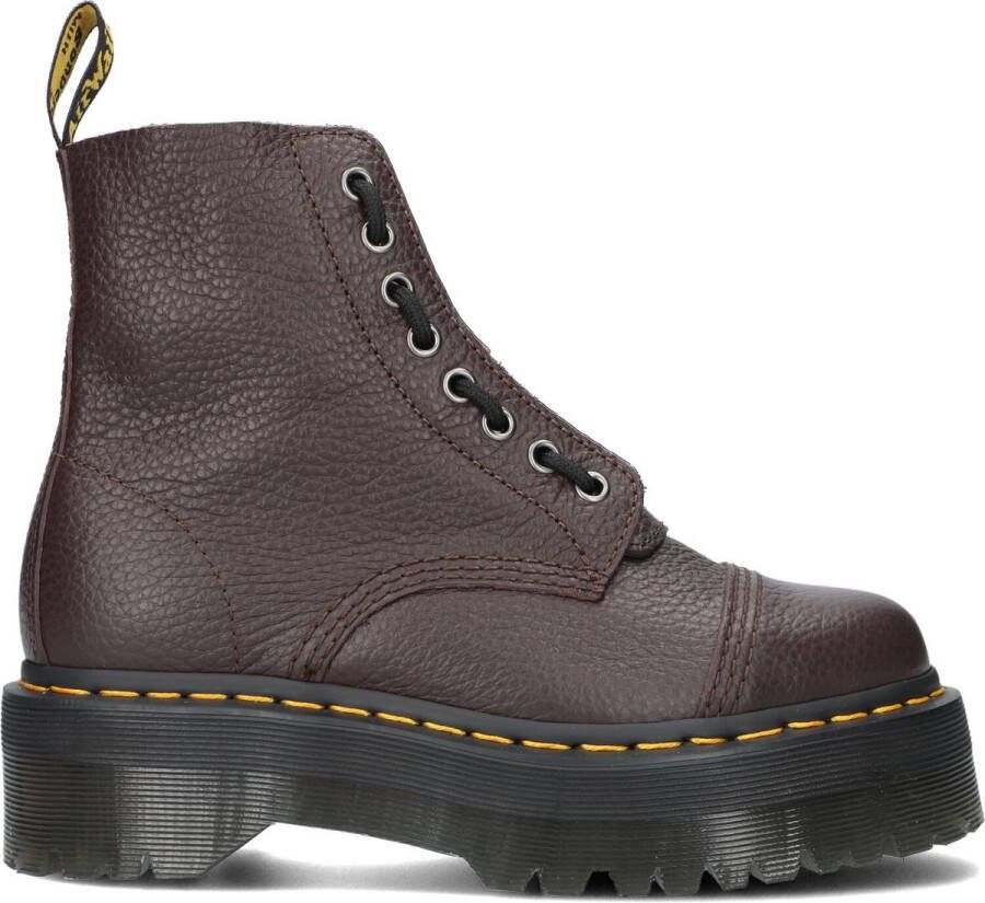 Dr. Martens Dr Martens Sinclair Veterboots Laarzen Met Veters Dames Rood