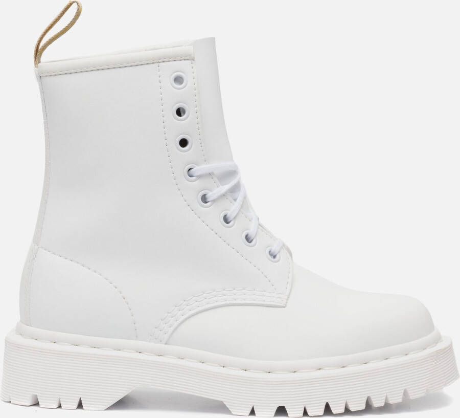 Dr. Martens Dr Martens Vegan 1460 Bex Mono Veterboots Laarzen Met Veters Dames Wit