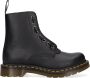 Dr Martens Dr. martens 1460 Pascal Front Zip Dames Veterboots Mat Zwart - Thumbnail 1