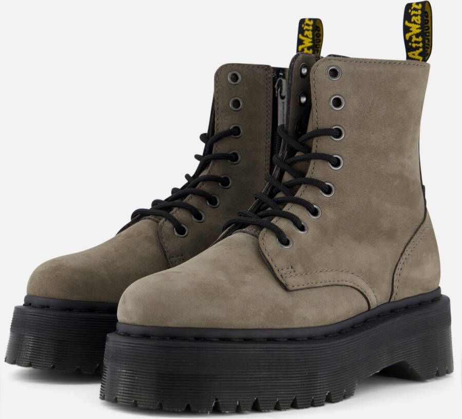 Dr. Martens Jadon Veterboots grijs Nubuck