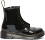 Dr Martens Dr Martens Sinclair Bex biker boot van lakleer - Thumbnail 1