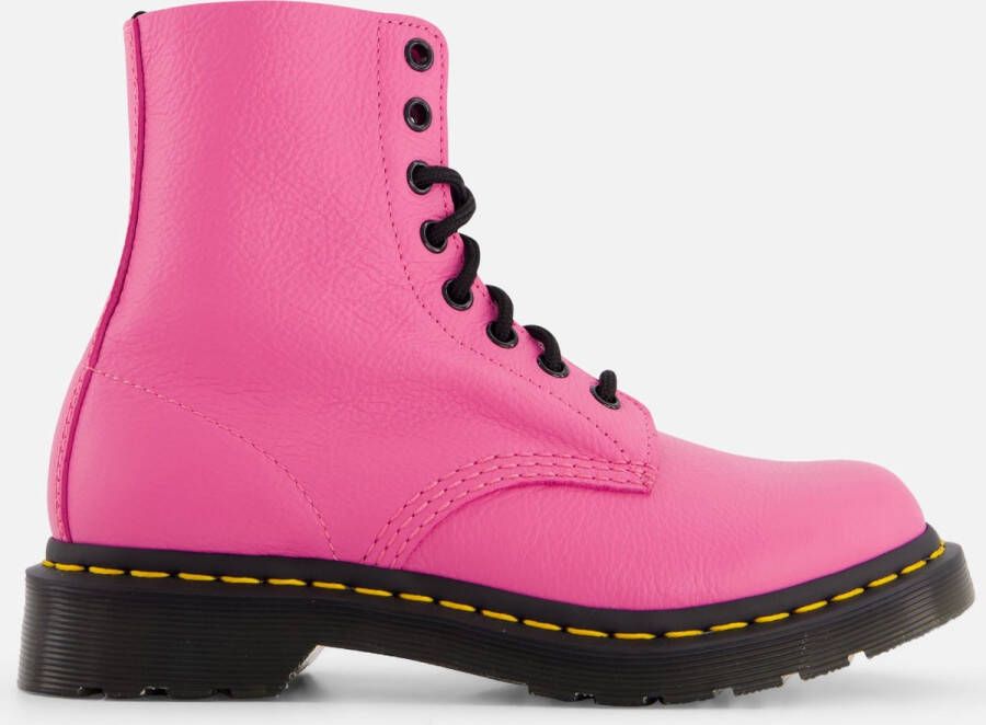 Dr. Martens Veterboots roze Leer Dames