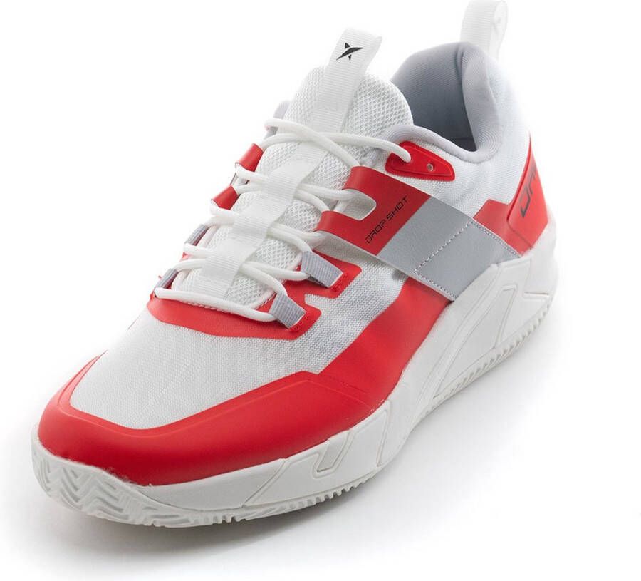 Drop Shot Dailos Tennisbannen Schoenen Rood Wit Man