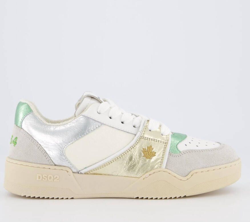 Dsquared2 Sportschoenen Spiker White Dames