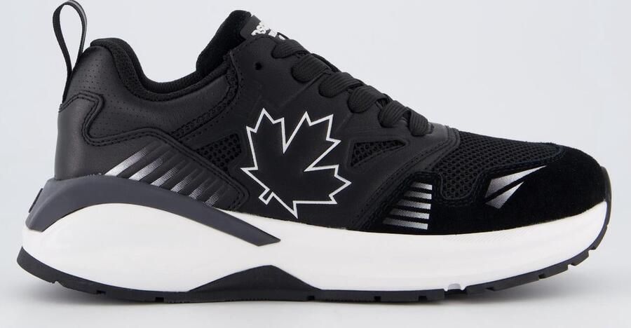 Dsquared2 Witte Sneakers Vitello+Suede+Mesh White Heren