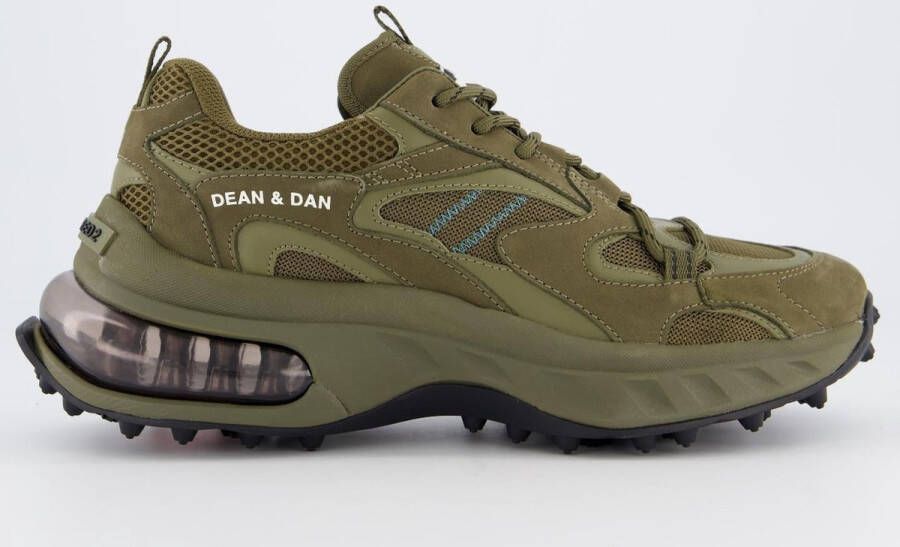 Dsquared2 Lage Top Veterschoenen Green Heren