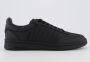 Dsquared2 Vintage Stijl Leren Sneakers Zwart Black Heren - Thumbnail 1