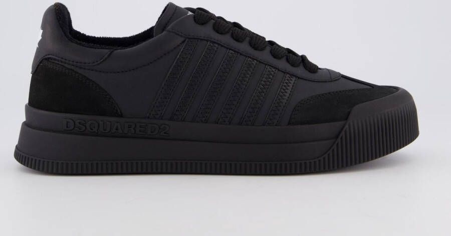 Dsquared2 New Jersey sneaker van kalfsleer met nubuck details