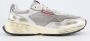 Dsquared2 Retro Vintage Panel Sneakers met Gestructureerde Zool White Heren - Thumbnail 1