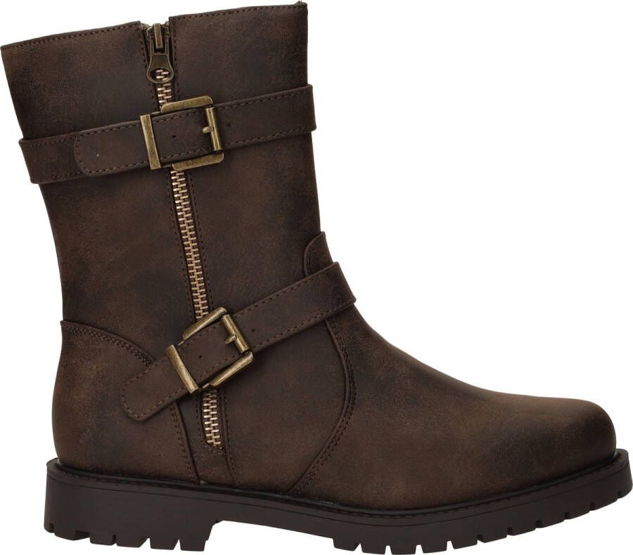 DSTRCT Bikerboots Dames Bruin