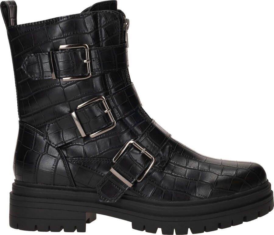 DSTRCT Bikerboots Dames Zwart