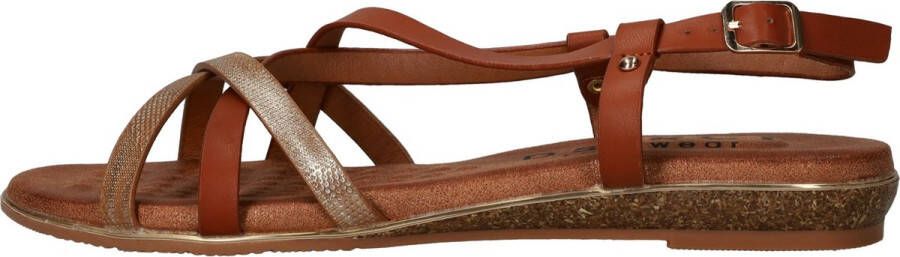 DSTRCT sandaal Sandalen Dames Cognac