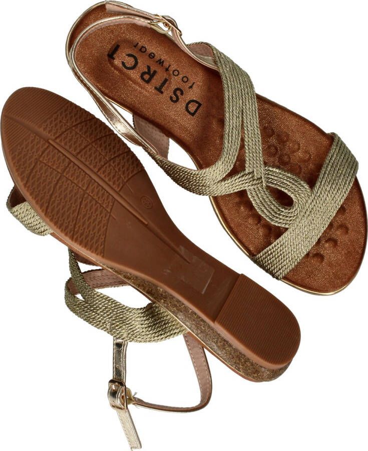 Dstrct Sandaal Sandalen Dames Goud