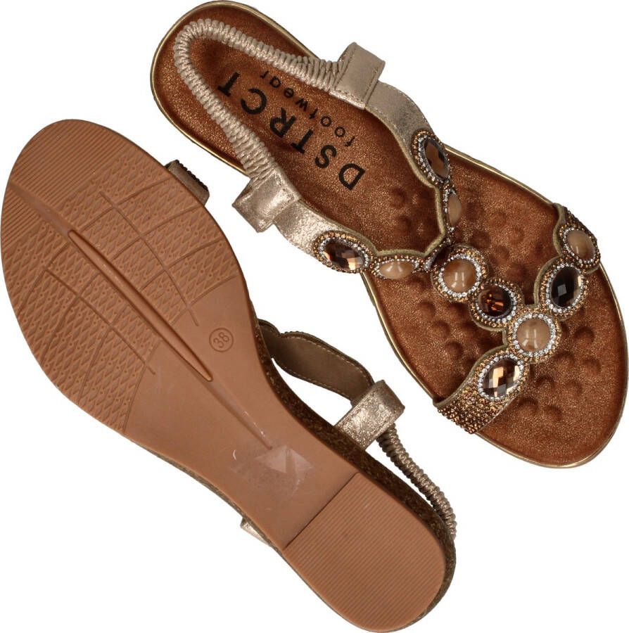 Dstrct Sandaal Sandalen Dames Goud