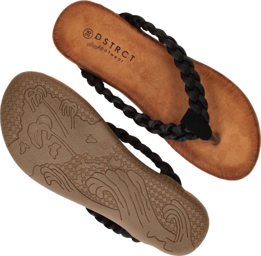 DSTRCT Slipper Vrouwen Zwart