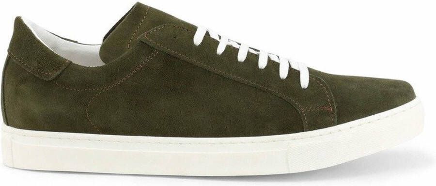 Duca di Morrone Grijze Suède Sneakers Lente Zomer Collectie Gray Heren