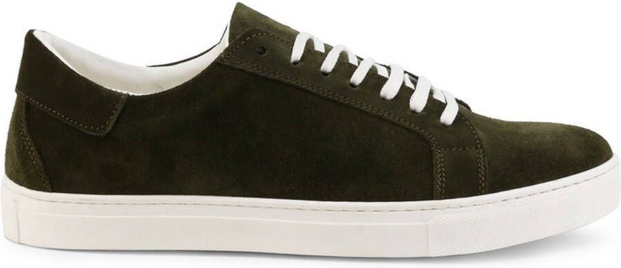 Duca di Morrone Grijze Suède Sneakers Lente Zomer Collectie Gray Heren