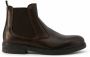 Duca di Morrone Zwarte leren herenlaarzen Herfst Winter Collectie Black Heren - Thumbnail 1