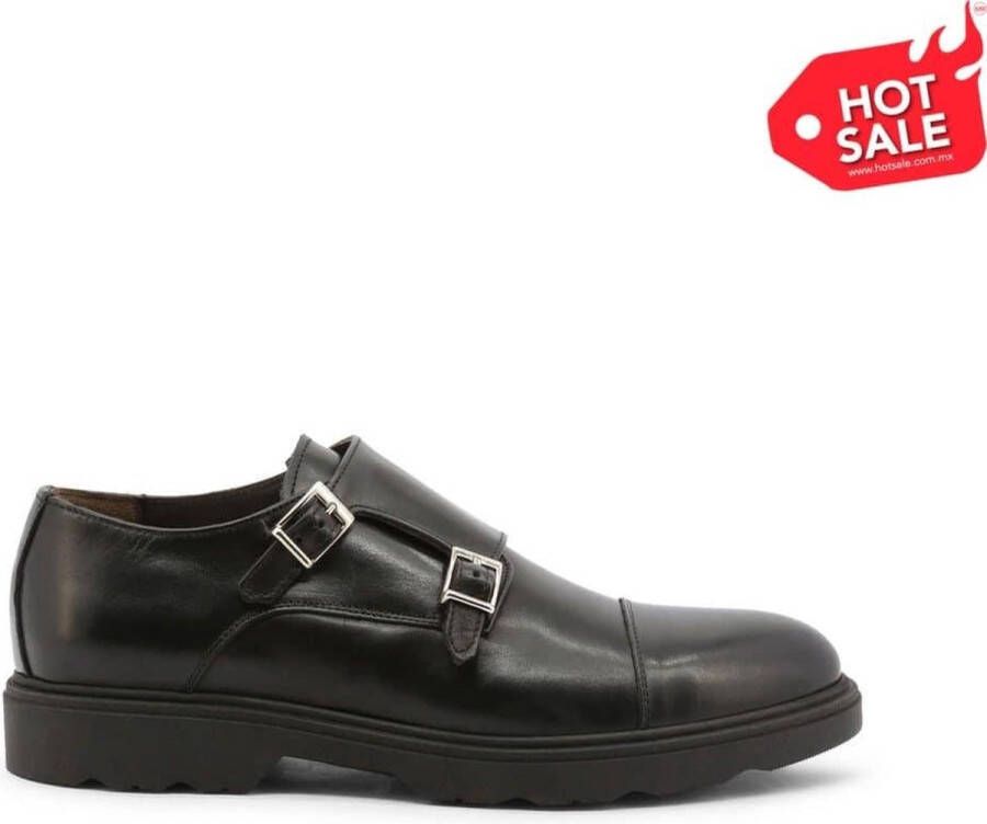 Duca di Morrone Italiaanse Leren Lage Schoenen Herfst Winter Black Heren