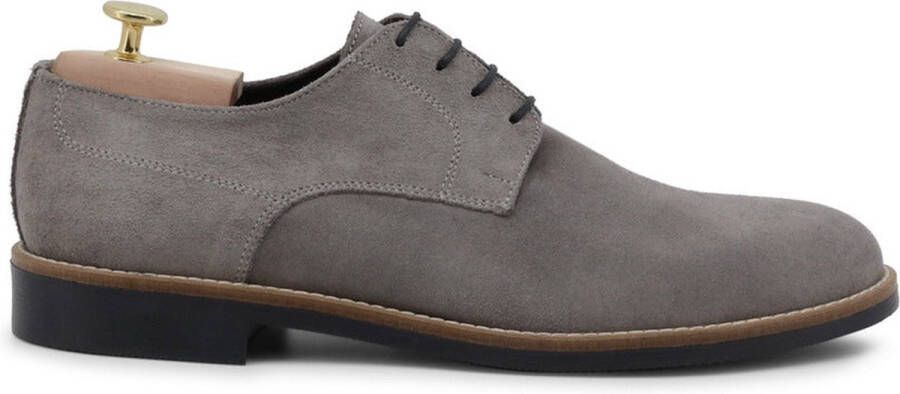 Duca di Morrone Suède Veterschoenen Lente Zomer Collectie Brown Heren