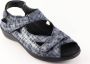 Durea 7258 218H Blauw H-Wijdte Sandalen - Thumbnail 1