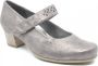 Durea 5735 Taupe Pump klittenband sluiting nubuck Wijdte H - Thumbnail 1