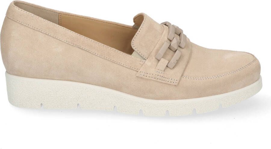 Durea 5754 095 Beige H-Wijdte Instapschoenen