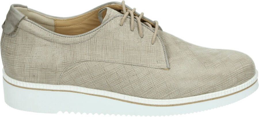 Durea 6191 G Volwassenen Dames veterschoenen Kleur Taupe