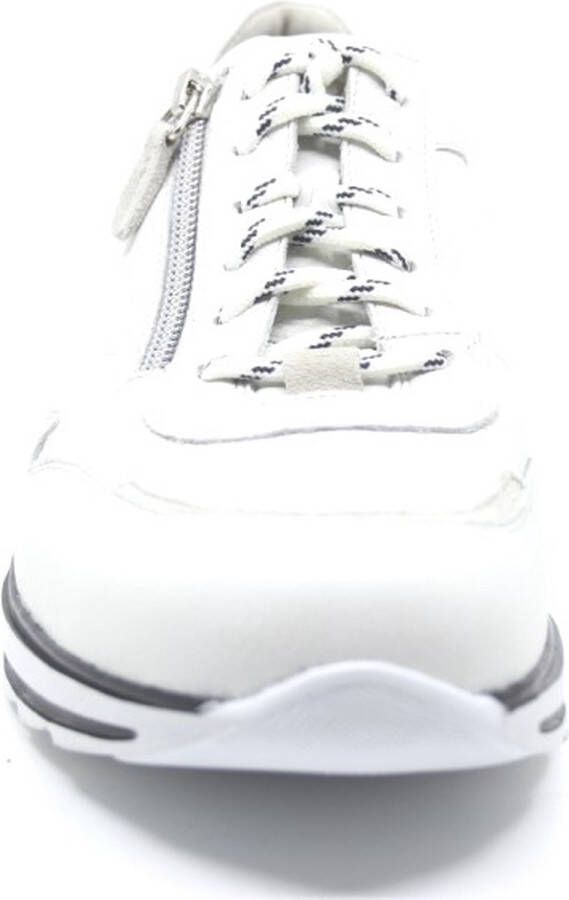 Durea 6246 685 9007 witte sneaker met rits wijdte H