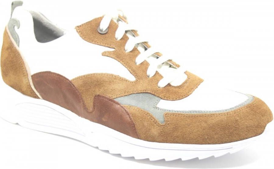 Durea 6250 125 9042 Cognacbruine dames sneakers