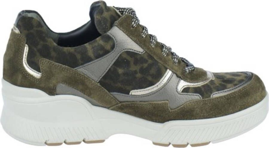 Durea 6252 Sneaker Olijf Smog H