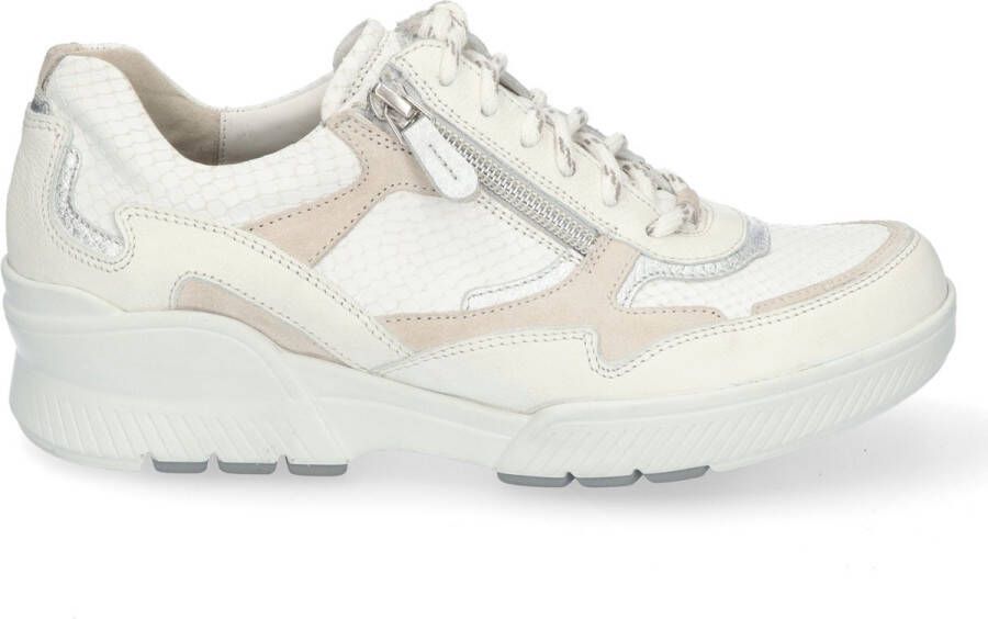 Durea 6252.688.0885-K dames veterschoenen sportief (4 5) wit