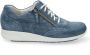 Durea 6260 684 0893 Blauw G-Wijdte Veterschoenen - Thumbnail 1