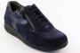 Durea Go Dames Veterschoen 6260-688-9836 Blauw Combi Wijdte K (41) - Thumbnail 6