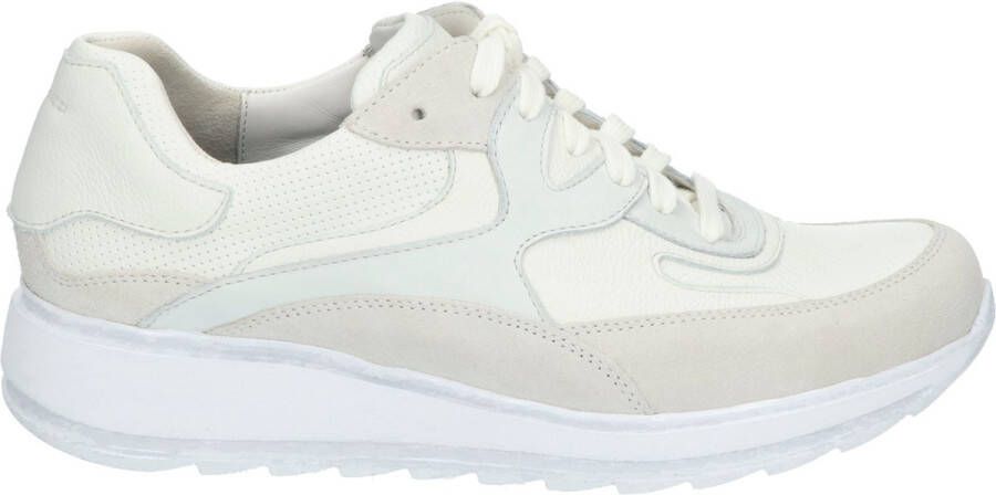 Durea 6272 H Volwassenen Lage sneakersDames sneakers Wit beige