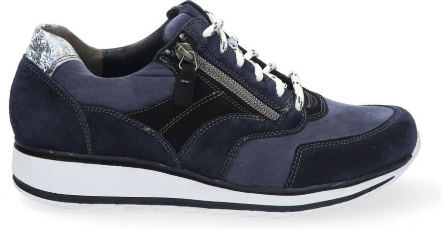 Durea 6279 Marine zwart H d.blauwe sneaker Kleur Blauw)