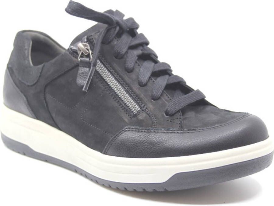 Durea 6281 688 0793 Zwarte sneaker wijdte K