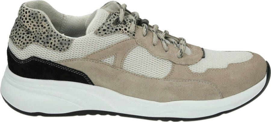 Durea 6283 E Volwassenen Lage sneakersDames sneakers Wit beige