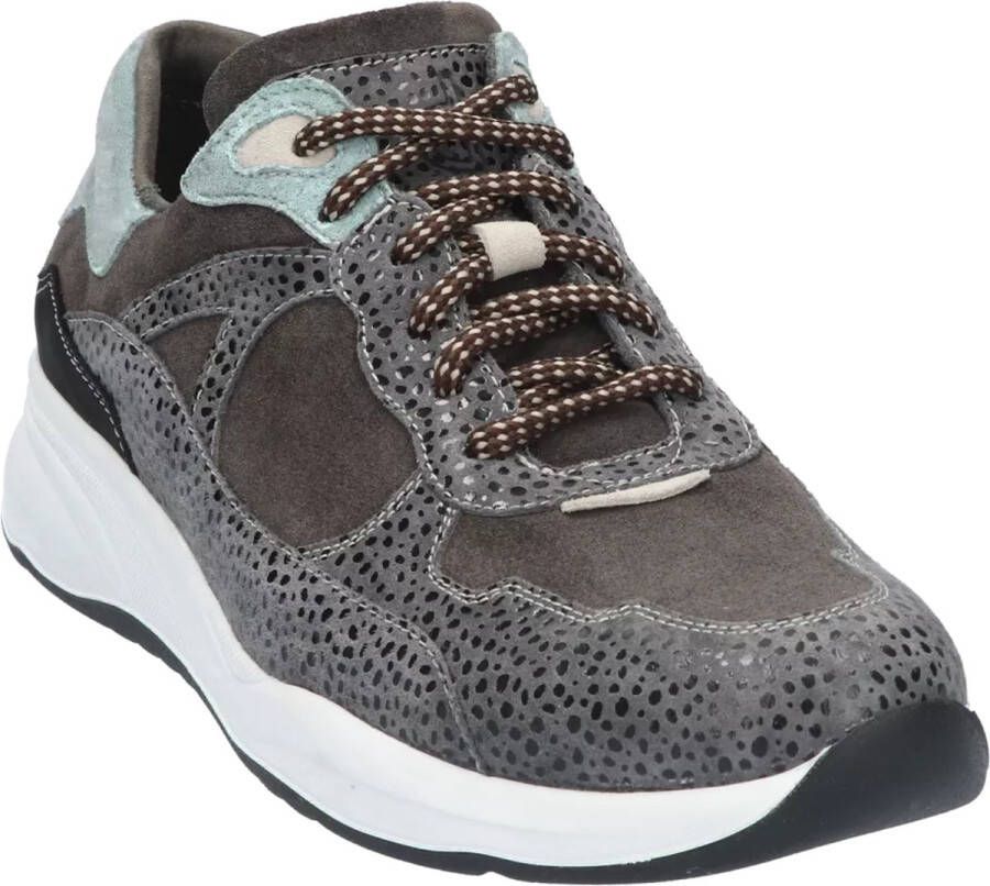 Durea 6283 Grijs taupe mint sneaker K Kleur Grijs)