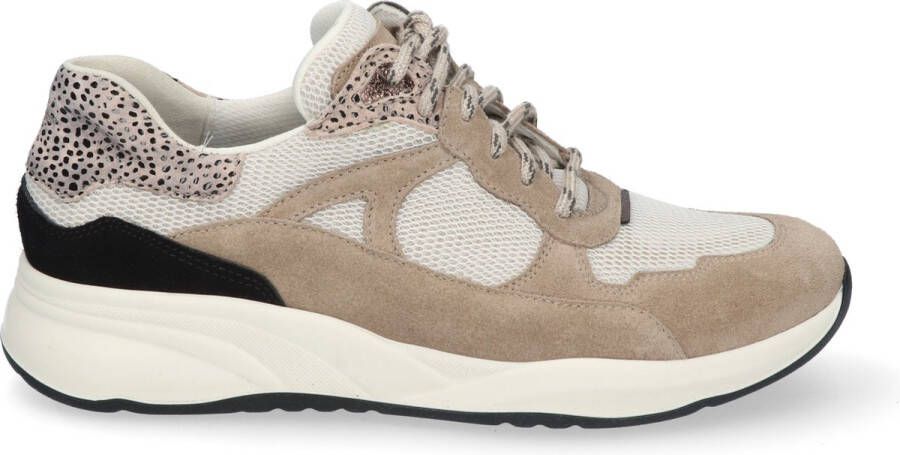 Durea 6283 E Volwassenen Lage sneakersDames sneakers Wit beige