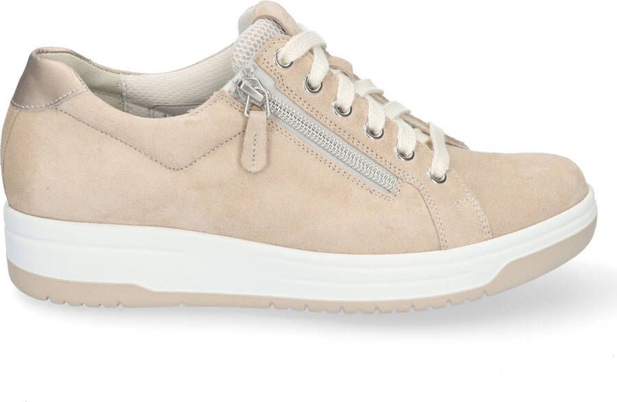 Durea 6291 685 0935 Beige H-Wijdte Veterschoenen