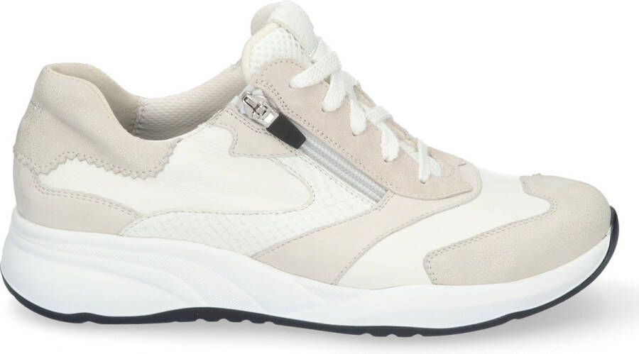 Durea 6292 Sneaker NEVE WIT L.BEIGE Wijdte K 38 5 ) - Foto 1