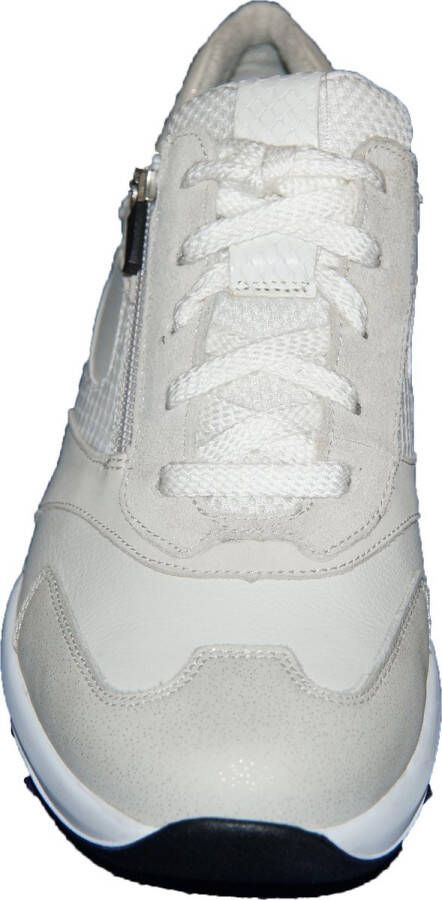 Durea 6292 Sneaker NEVE WIT L.BEIGE Wijdte K 37 5 )