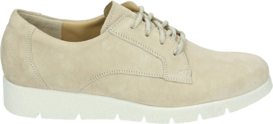 Durea 6293 094 0219 Beige G-Wijdte Veterschoenen