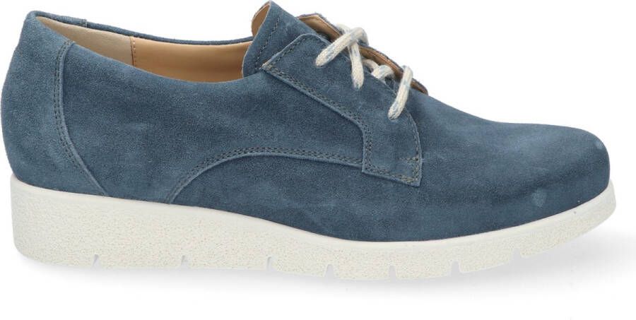 Durea Blauwe veterschoen Bente H denim Kleur Blauw)