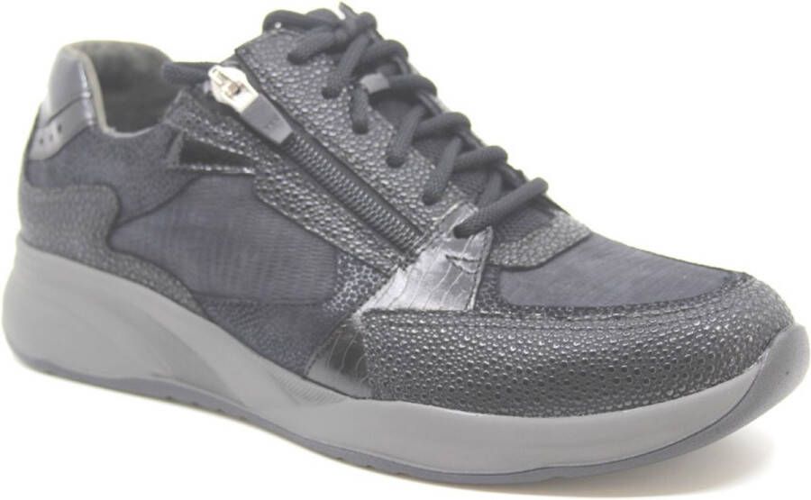 Durea 6295 605 1227 Blue H-wjidte Veterschoenen