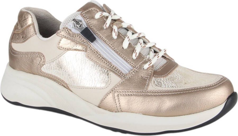 Durea 6295.605.1469-H dames veterschoenen sportief (4 5) beige