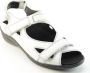 Durea 7258 H Volwassenen Platte sandalenDames Sandalen Kleur: Wit beige - Thumbnail 14