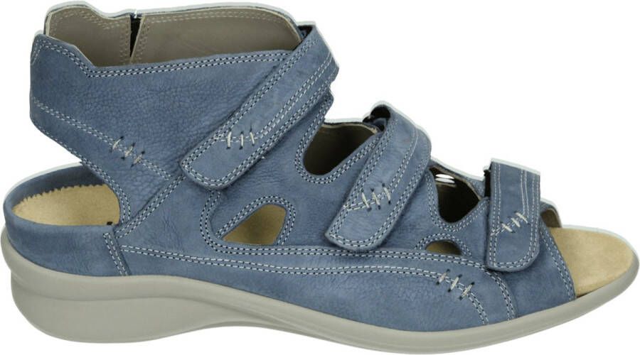 Durea 7272 H Volwassenen Platte sandalenDames Sandalen Blauw